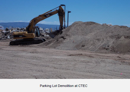 PARKING LOT CTEC 1 DEMOLITION